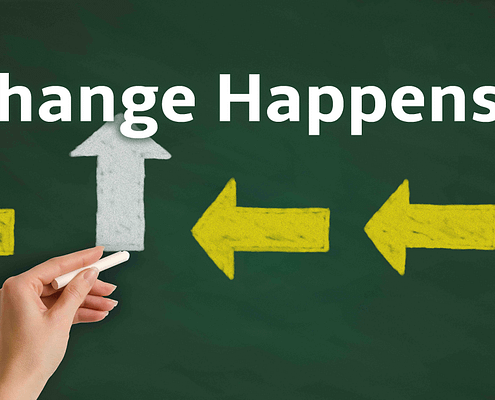 change happens on a chalkboard